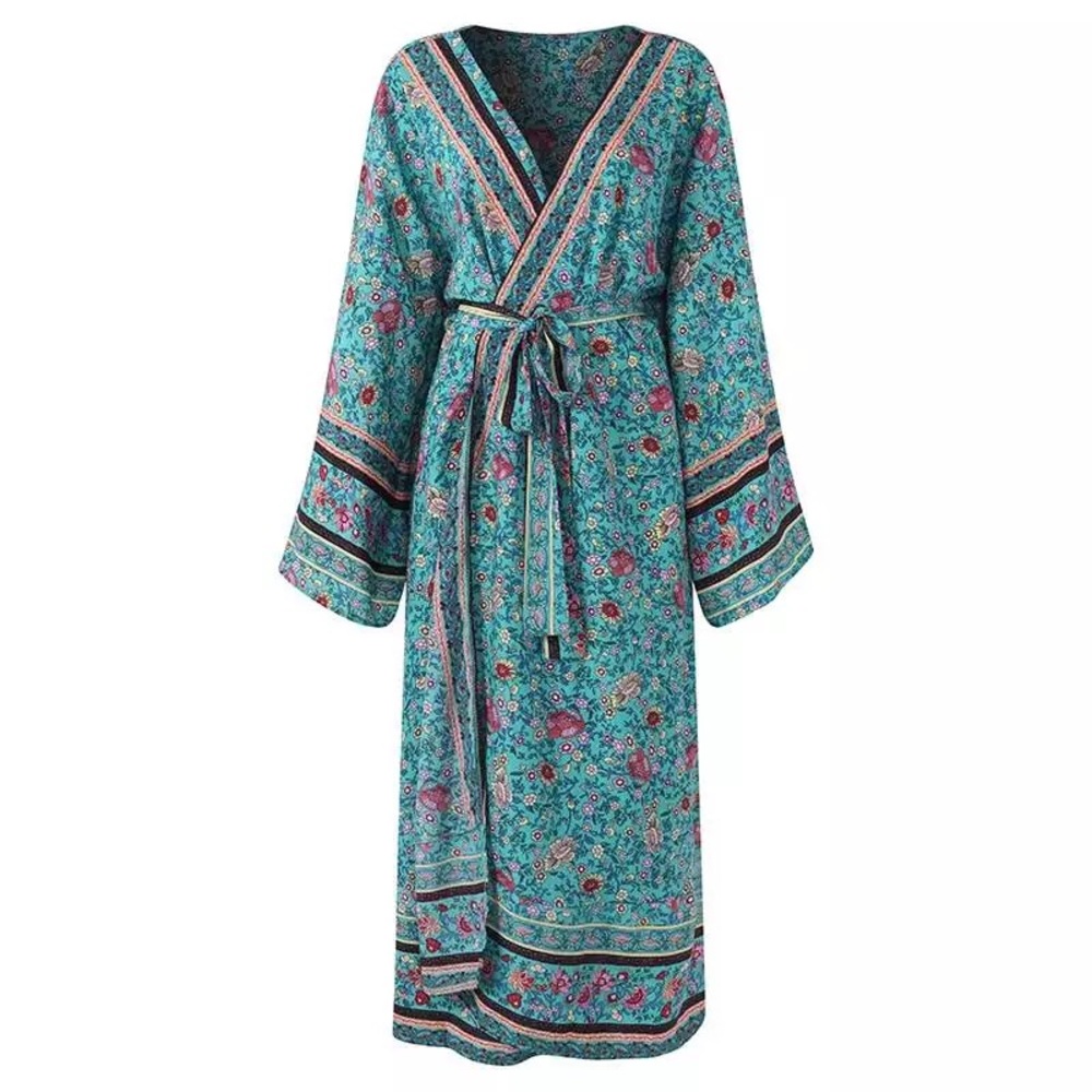 5⭐️ FAV BESTSELLER Floral Folk Town Robe Kimono - Picture 2 of 8